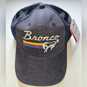 Ford Bronco Adjustable Navy Blue Mesh Back Cap By American Needle